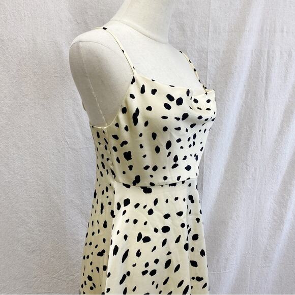 ASTR the label leopard print slip cowl neck skater A Line dress Size Small - Picture 9 of 15
